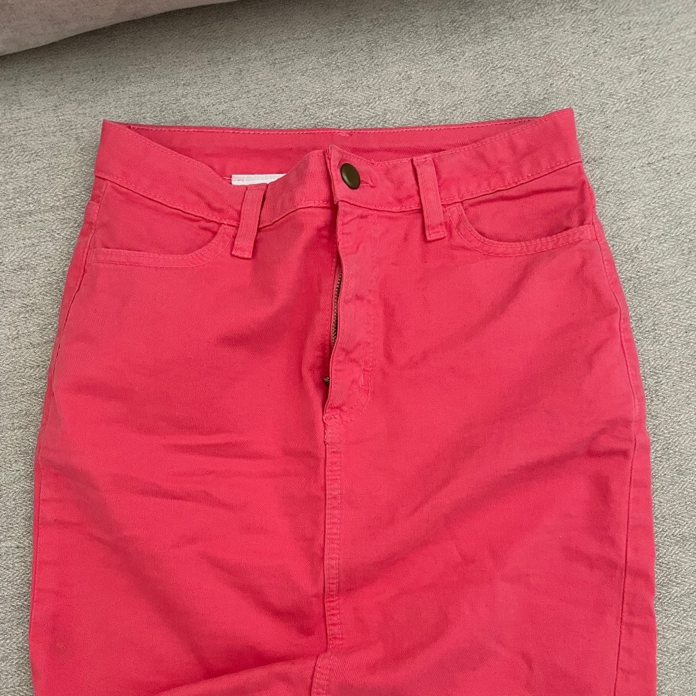 American Apparel Jean Skirt